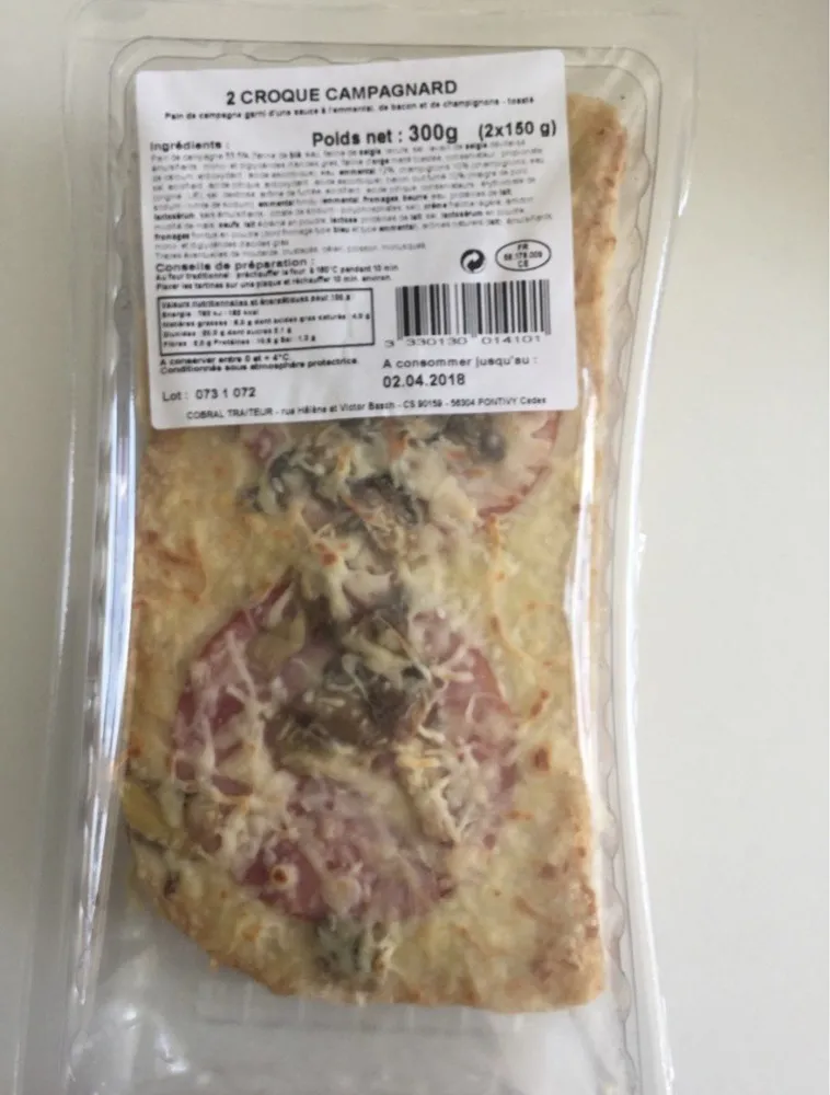 Croque campagnard 2x150g PE