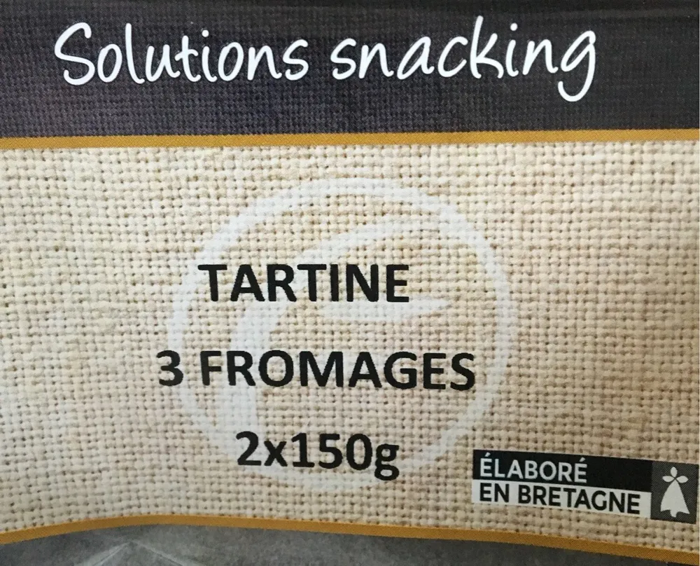 Tartine 3 fromage