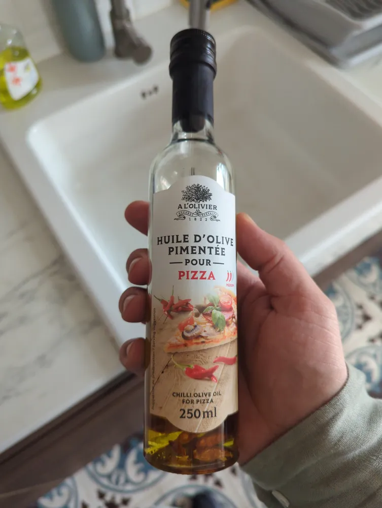 Préparation culinaire à base d'huile d'olive 96% pour pizza