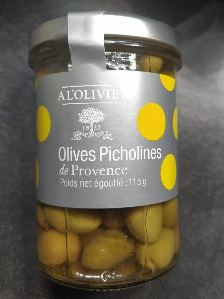 Groene Picholines Olijven Uit Provence