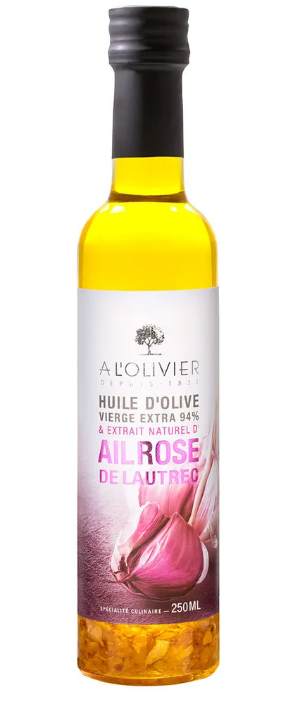 Huile d'Olive à l'Ail Rose de Lautrec