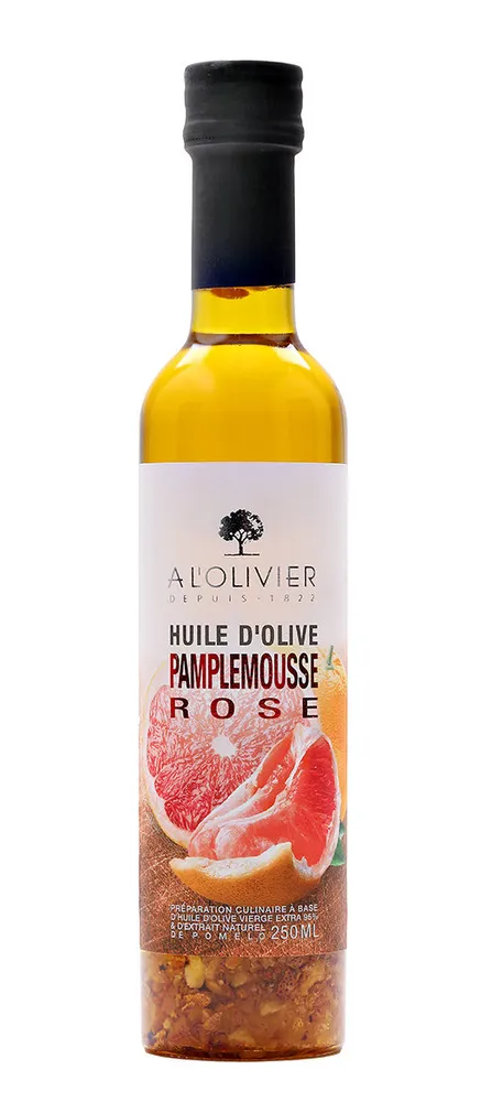 Huile d'olive aromatisée au pamplemousse de corse