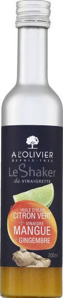 Le Shaker de vinaigrette olive mangue gingembre