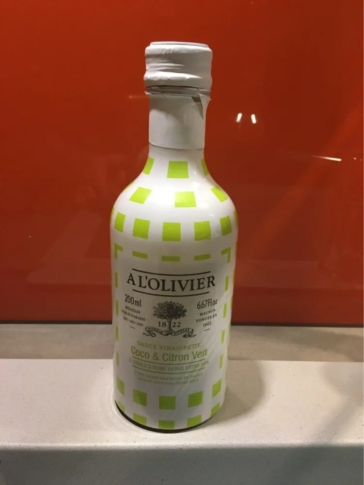 Sauce vinaigrette coco et citron vert