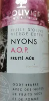 Huile d'olive vierge extra NYONS AOP
