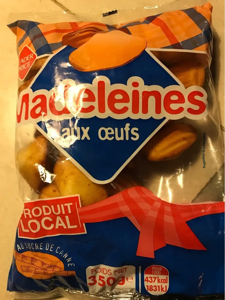 Madeleines aux oeufs