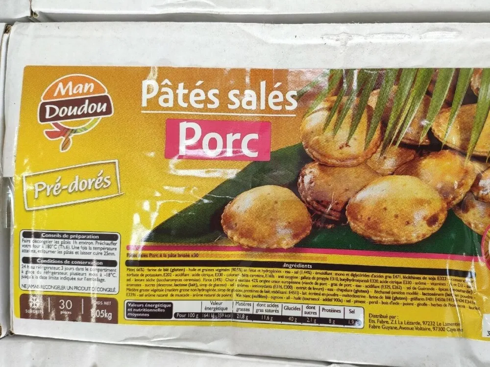Patés salés porc