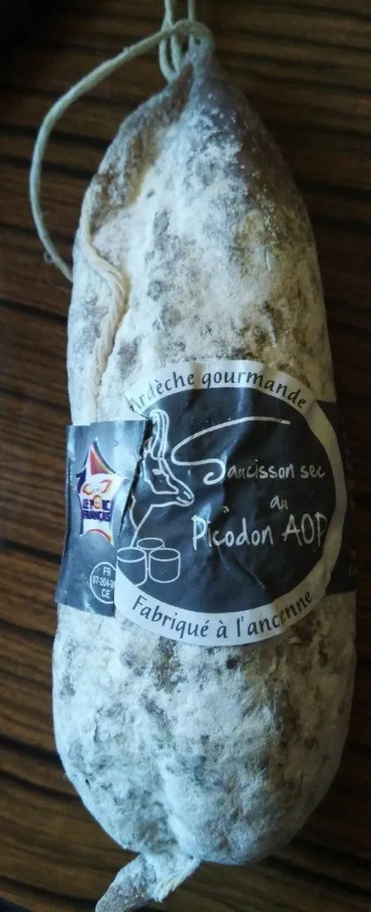 Saucisson sec au picodon AOP