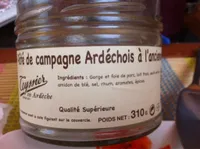 Pate de campagne Ardechois a l'ancienne TEYSSIER