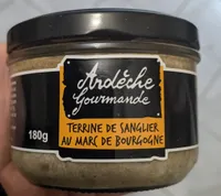 Terrine de sanglier au marc de Bourgogne