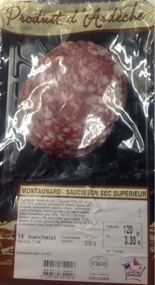 Montagnard - Saucisson sec superieur