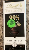 Lindt 99% chocolat noir