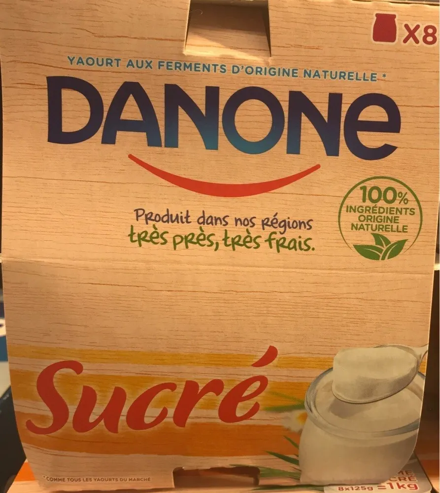 Yaourt ferme nature sucré