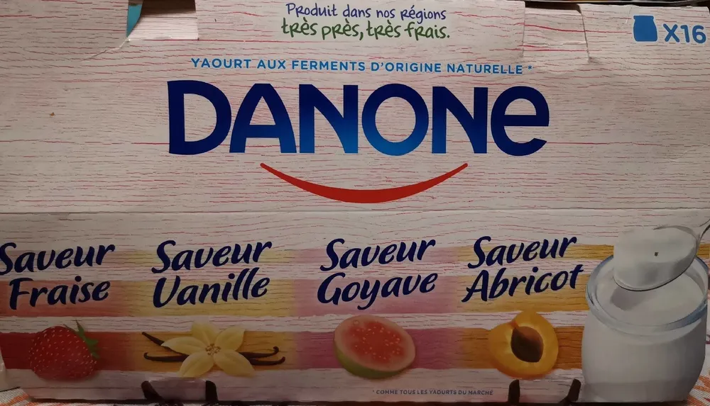 Yaourt saveur fruits