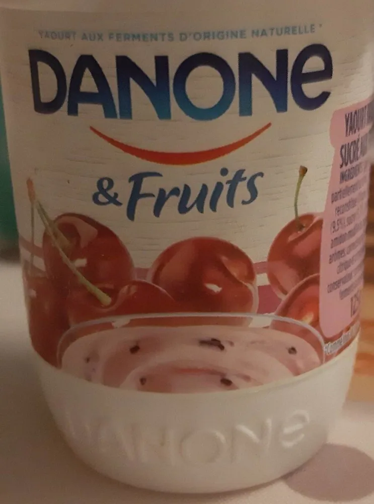 Yaourt brassé sucré aux fruits