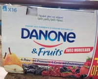 Yaourt brassé sucré aux fruits
