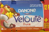 Velouté Fruix Coco, Goyave, Letchi, Mangue