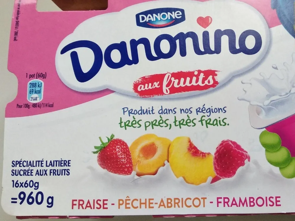 Danonino aux fruits