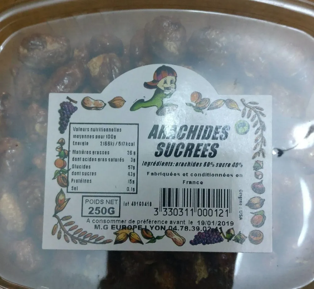 Arachides sucrées