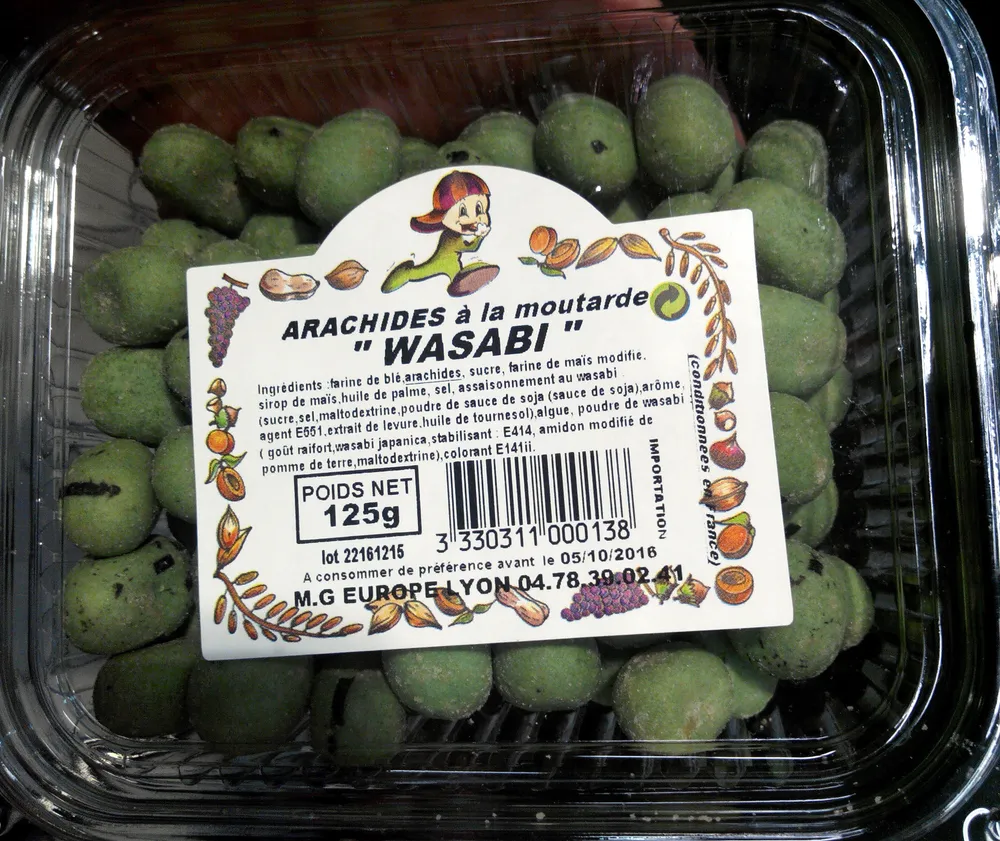 Arachide a la moutarde Wasabi