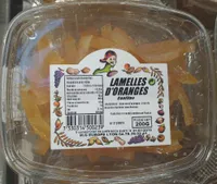 Lamelles d'oranges confites