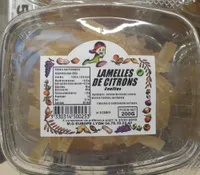 Lamelles de citrons confites
