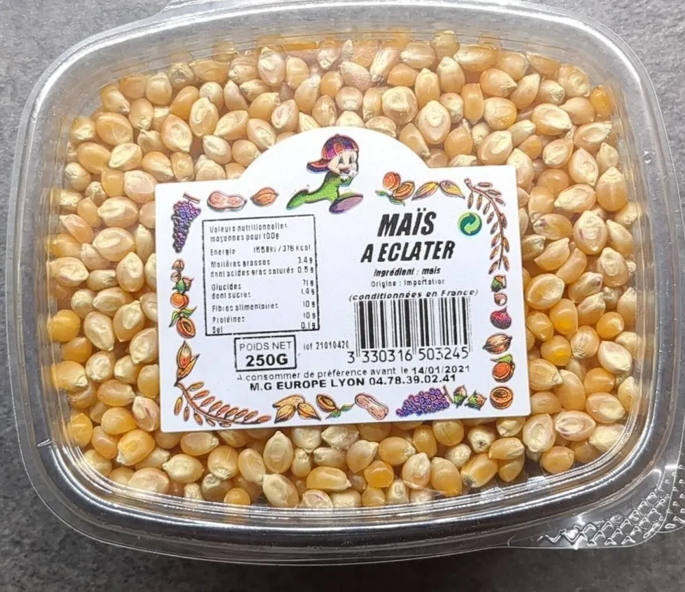 Maïs à éclater