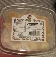 Pommes déshydratées
