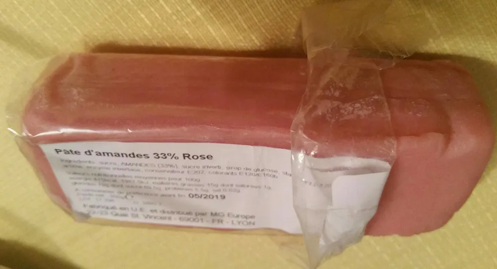 Pâte d'Amandes Rose