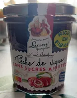 Confiture pêche de vigne sans sucres ajoutés