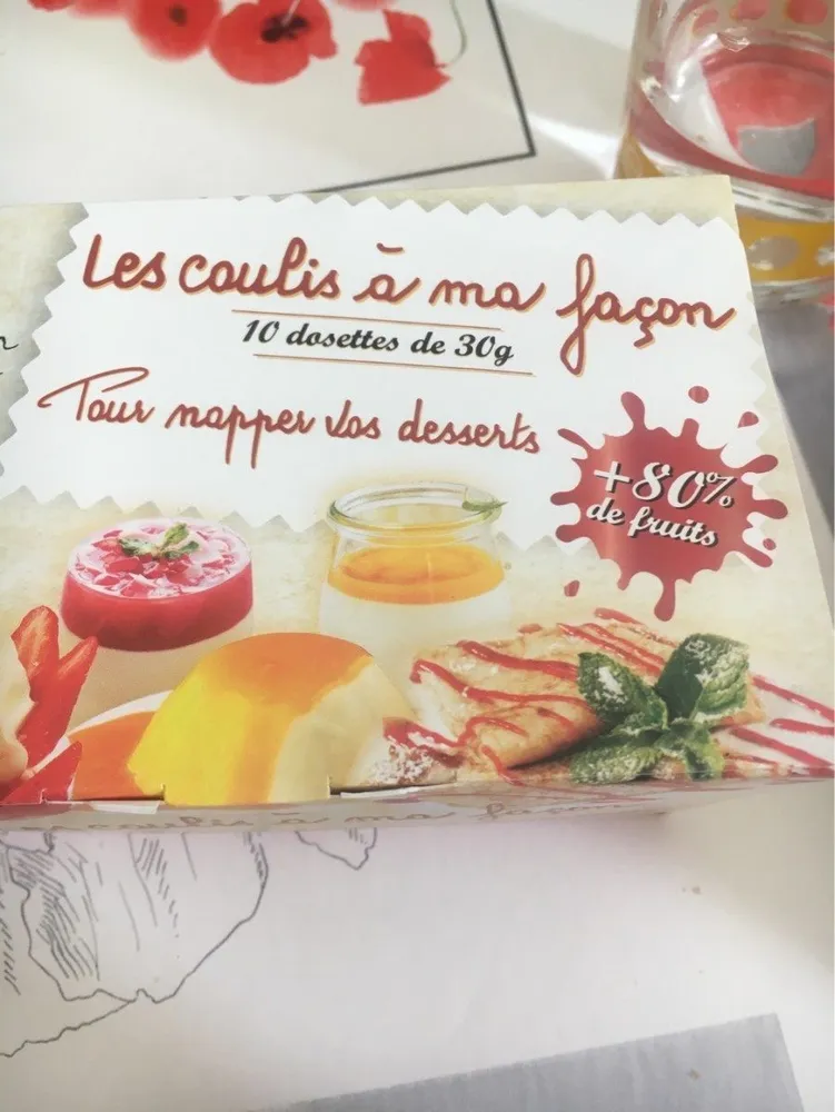 Les coulis a ma façon