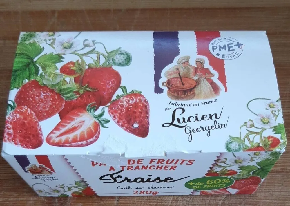 Pâte de fruits a trancher