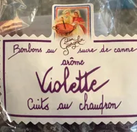Bonbons au sucre de canne arôme violette