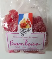 Bonbons au sucre de canne, arôme framboise, cuits au chaudron