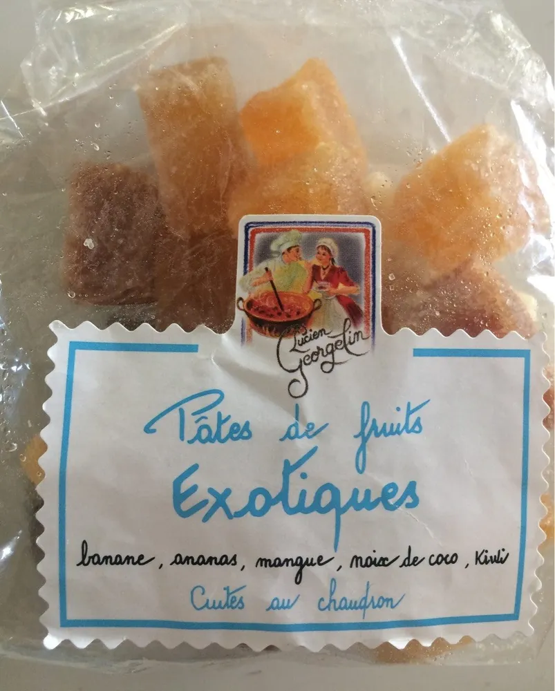 Pâtes de fruits exotiques