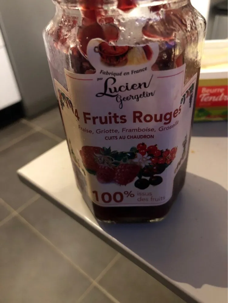 Confiture 4 fruits rouges