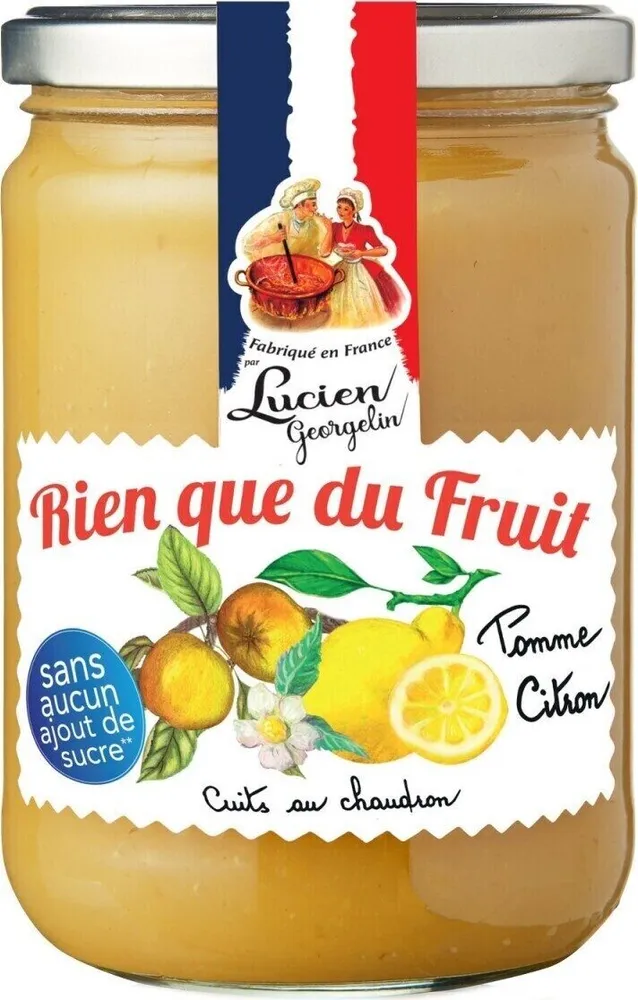 Purée de pomme citron