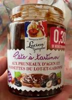 Pate a tartiner aux pruneaux et noisettes