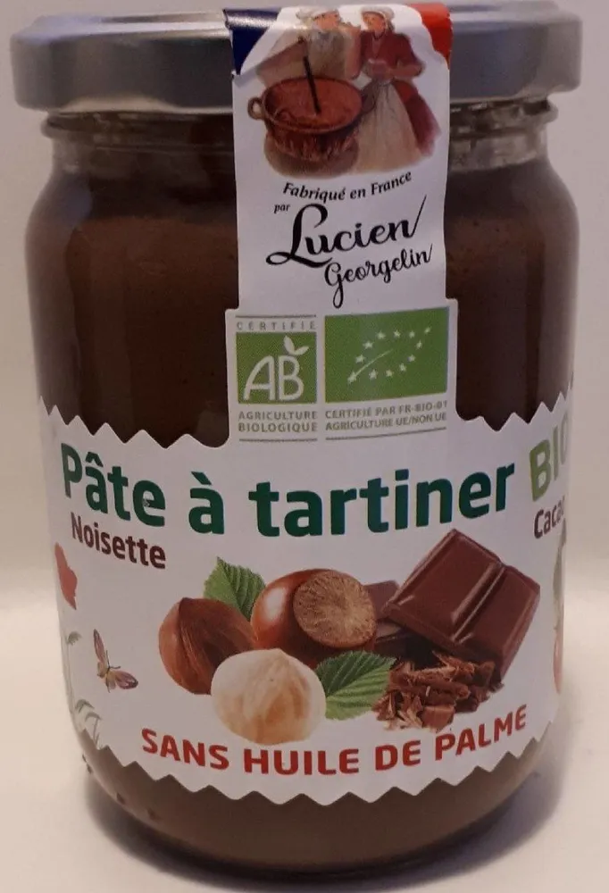 Pâte à tartiner noisette Bio
