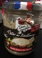 Pâte a tartiner noisettes au chocolat blanc
