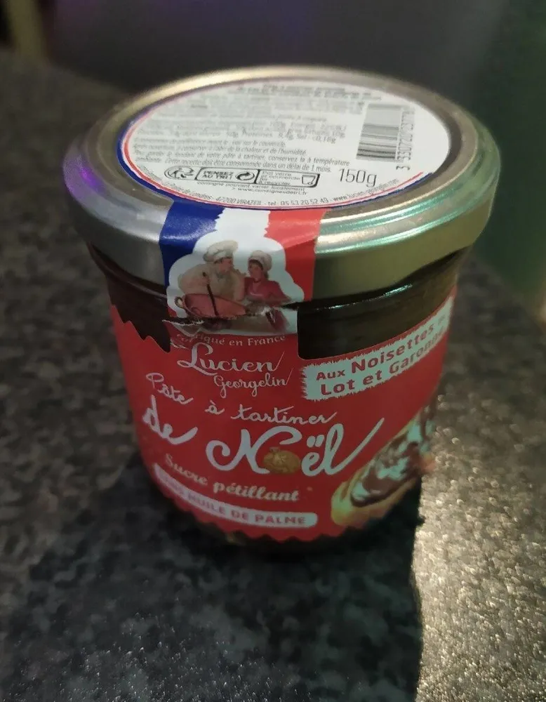 Pâte à tartiner de Noël