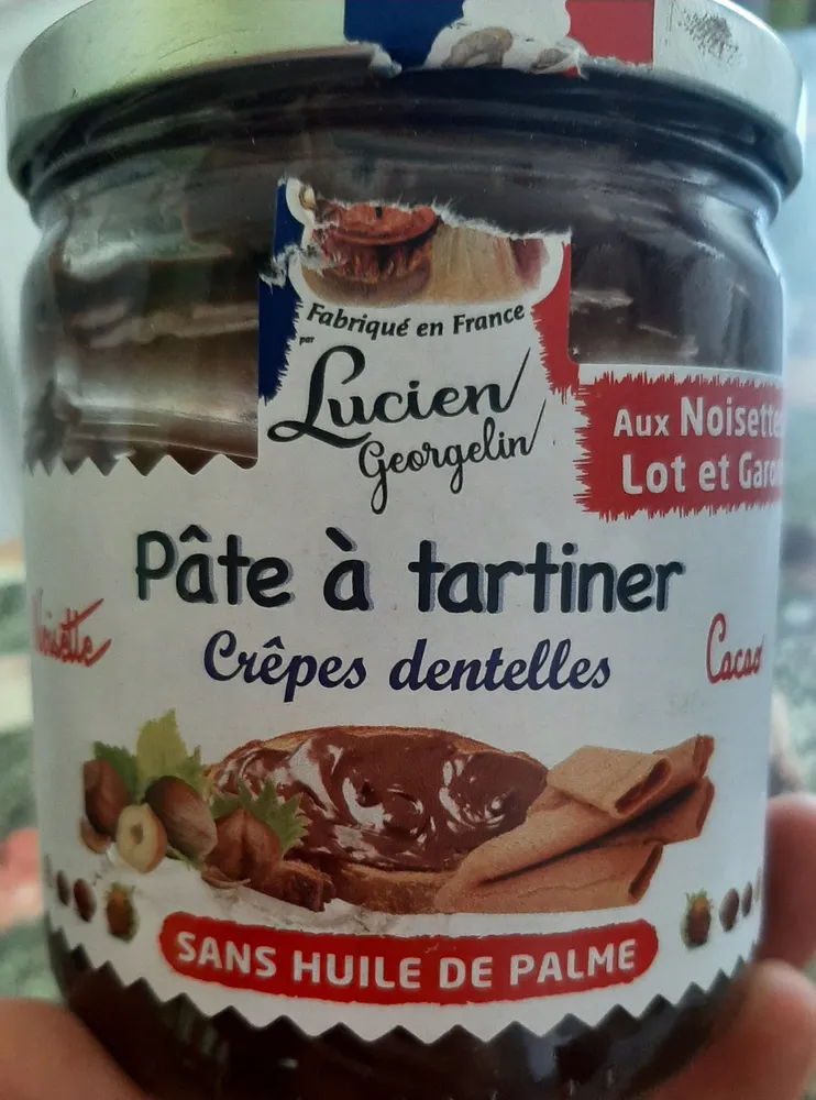 Pâte à tartiner Crêpes dentelles