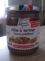 Pâte a tartiner. Sucre pétillant