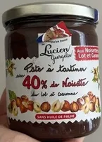 Pâte à tartiner 40% noisettes du Lot-et-Garonne et cacao