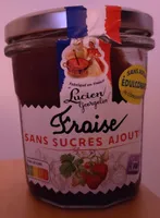 Confiture fraise sans sucre ajoutes