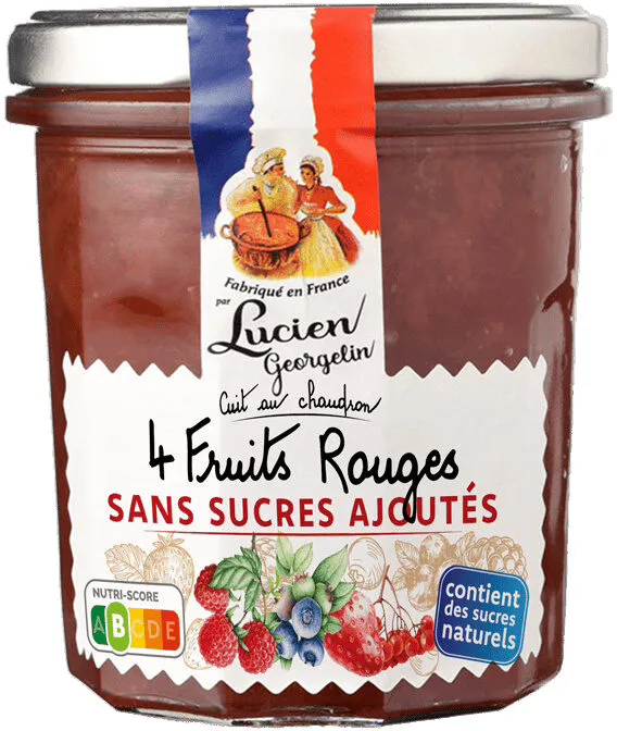 Préparation de 4 Fruits Rouges Sans Sucres Ajoutés