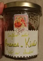 Confiture extra Ananas Kiwi cuite au chaudron