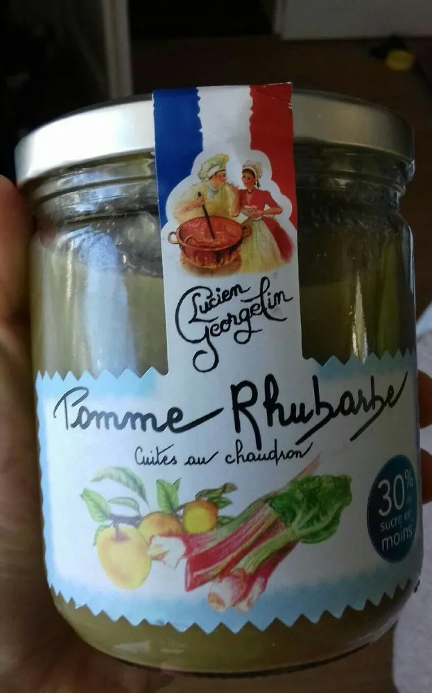 compote pomme rhubarbe