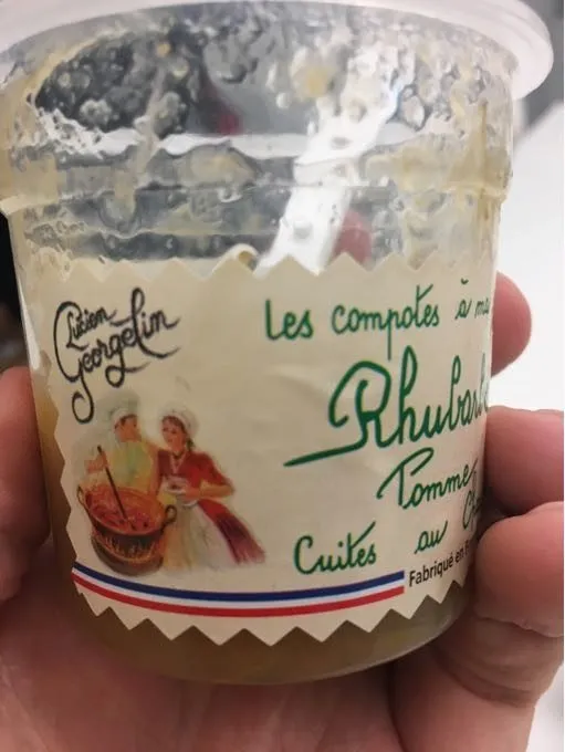 Les Compotes A Ma Facon Rhubarbe Pomme Ananas kiwiAu Chaudron