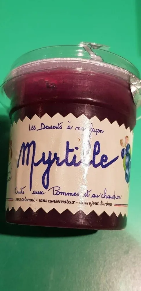 Compote myrtilles